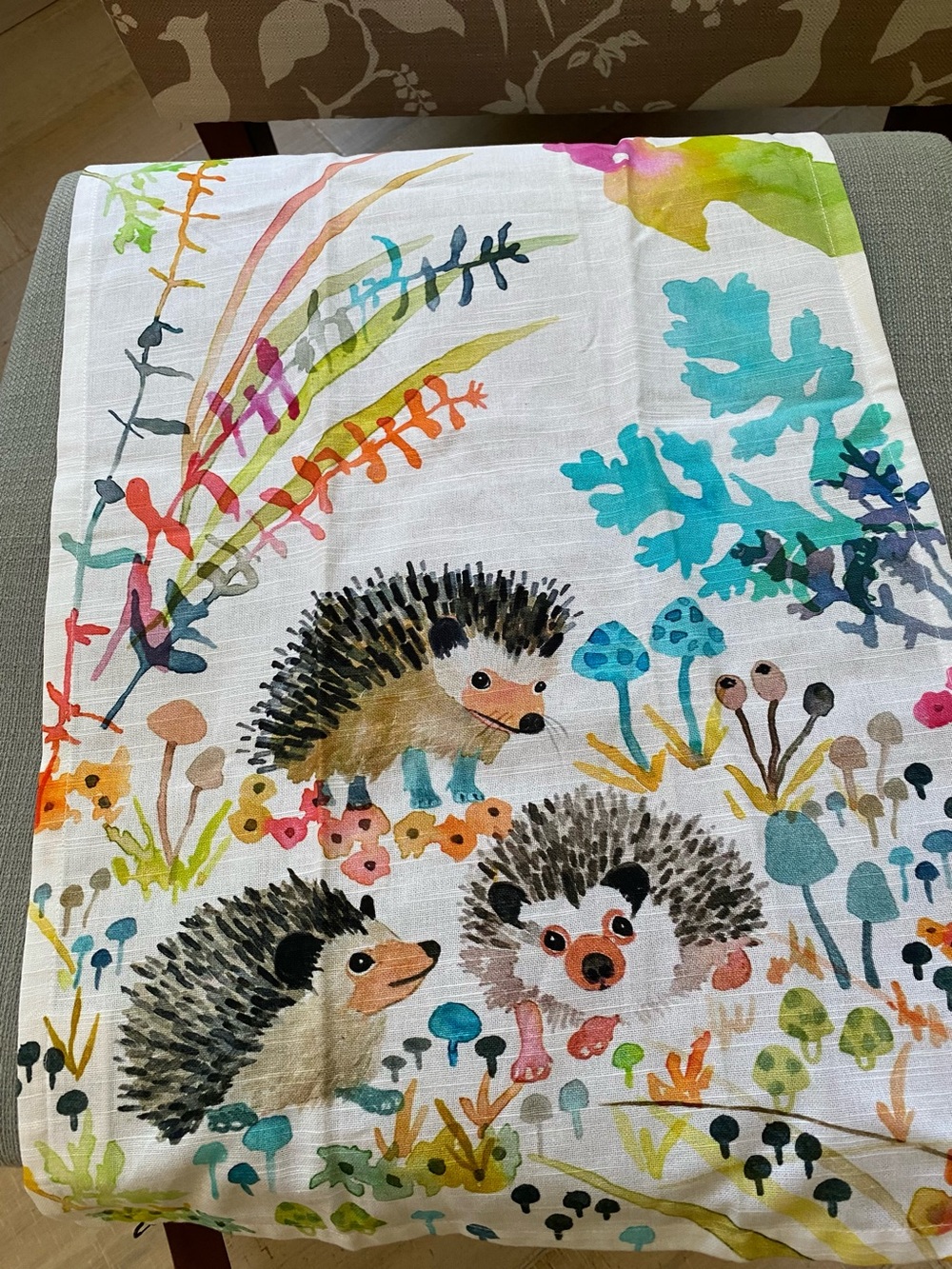NWT Betsy Olmsted Hedgehog Dish Towel